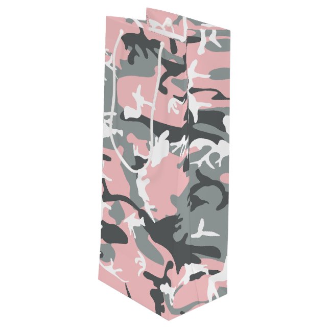 Rosa och Grått-kamouflage, militär, armé (Baksidan Vinklad)