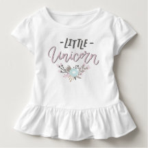 Rosa och Grått Little Unicorn Hand Lettered Blommi