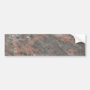 Rosa och Grått Marble Background Bumper-etikett Bildekal