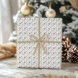 Rosa och Grått med minimalistisk vattenfärg under  Presentpapper