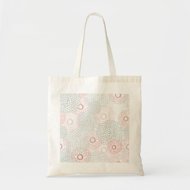 Rosa- och Grått-sprängningsdesign Tygkasse (Framsidan)