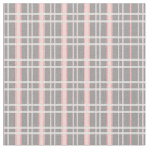 Rosa- och gråttplädtyg tyg