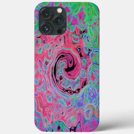 Rosa och grön Abstrakt för kalk, Retro Swirl