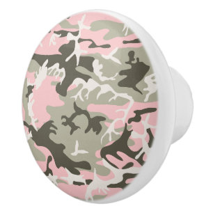 Rosa och grön kamouflage, militär, armé knopp