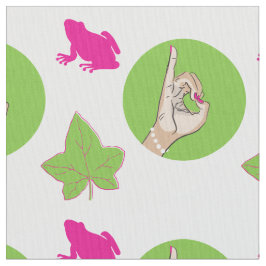 rosa och grönt av sorteringstid tyg