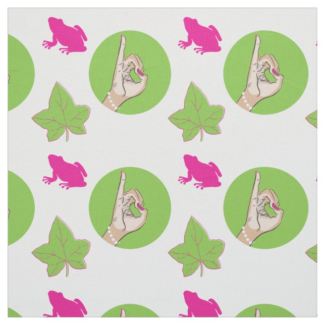 rosa och grönt av sorteringstid tyg (Provkarta)