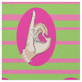 rosa och grönt av sorteringstid tyg