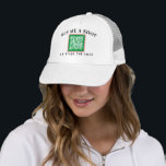 Rosa och Grönt Bride Bachelorette Party QR-betalni Keps<br><div class="desc">Ett mycket säkrare sätt att låta främlingar, vänner eller familj köpa en brud att dricka på sin bachelorette night, den här söta truckerkepsen innehåller redigerbar text och en skannerbar QR-kod som har skapats med ett alternativ för betalning av anpassningsbar. En diskett ram av rosa och grönt är en öga-fångst och...</div>
