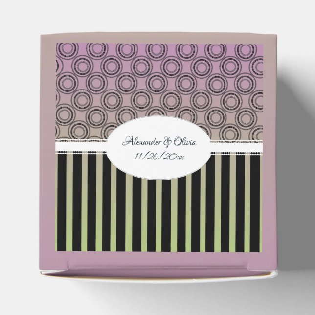 Rosa- och Grönt-favoritruta Presentaskar (Överdel)