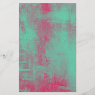 Rosa och Grönt Grunge Abstrakt Scrapbook Papper