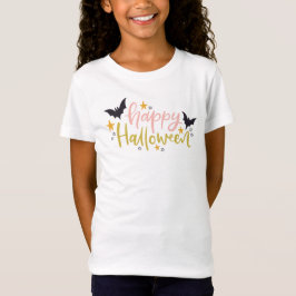 Rosa och Grönt Halloween Kids T Shirt