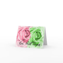 Rosa och Grönt Ro får ett bra kort snart