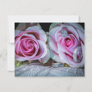 Rosa och Grönt Ro Inbjudningar