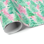 Rosa och Grönt Träd av handflatan Beach-julen Presentpapper<br><div class="desc">PreppyPrint.com - Fira jul i Handflatan Beach stil! Överför den här designen även till de produkter du vill ha! Besök min designerbutik,  PreppyPrint.com,  för att få information om hur du samordnar saker.</div>