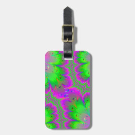 Rosa- och gröntpåfågelsvan bagagebricka