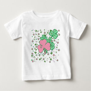 Rosa- och gröntShamrocks Tee