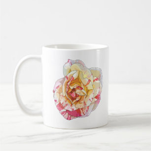 Rosa och Gul ros Mugg