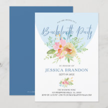 Rosa och gula akvarellblommor modern typografi