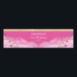 Rosa och Guld Agate Marble Vattenflaska Label Vattenflaskor Etikett<br><div class="desc">Denna Guld och Rosa Agate Marble Vattenflaska Label är designad med en glamorös händelse i åtanke. Du kan anpassa inbjudan för alla händelser. Underbar för födelsedagar,  bachelorette,  duschar och så vidare!</div>