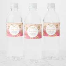 Rosa och Guld Cheetah Leopard Födelsedagsfest