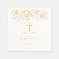 Rosa och Guld Confetti