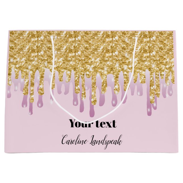 Rosa och Guld Drickning Mönster Pension  (Framsidan)