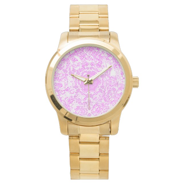 Rosa och guld eWatch Watch Armbandsur (Framsida)