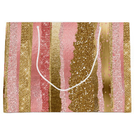 Rosa och Guld Glam Gift Bag