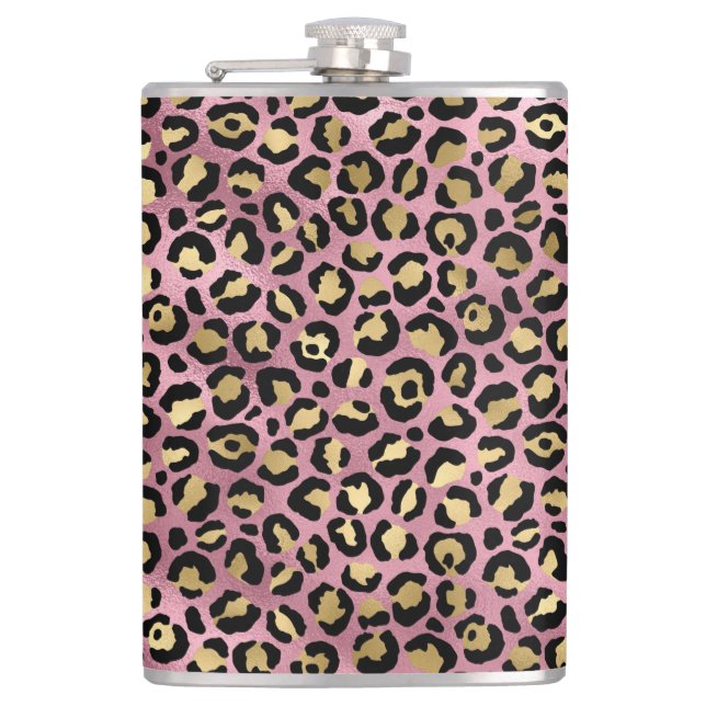 Rosa och Guld Leopardseriens utformning 15 Fickplunta (Framsidan)