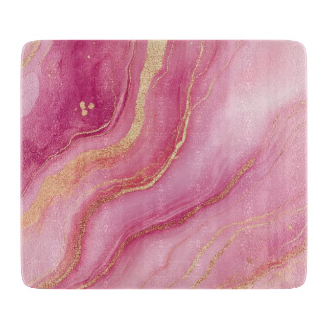 Rosa och Guld Marble Elegant (Framsidan)