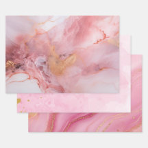 Rosa och Guld Marble Elegant