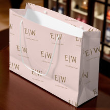 Rosa och guld märkt företagsförpackning