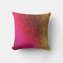 Rosa och Guld Mönster Pillow Kudde