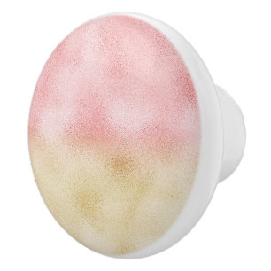 Rosa och Guld Ombre Foil Knopp