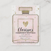 Rosa och guld Paris Parfym Doft Butik