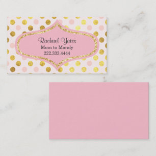 Rosa och Guld Polka Dot Mamma PlayDate