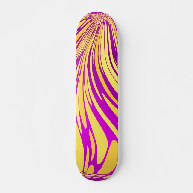 rosa och guld skateboard (Framsida)