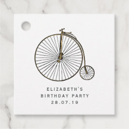 Rosa och Guld Steampunk Gåvor Etiketter