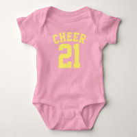 Rosa och Gult Baby | Sports Jersey Design