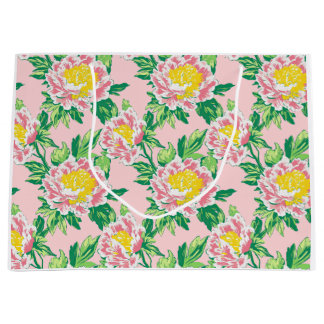 Rosa och Gult Chinoiserie Blommigt