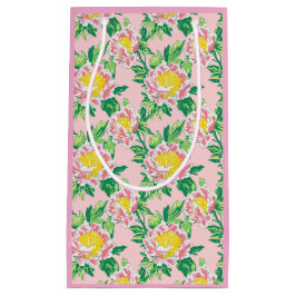 Rosa och Gult Chinoiserie Blommigt