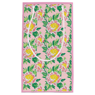 Rosa och Gult Chinoiserie Blommigt