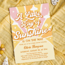 Rosa och Gult Du är min solskensbabyskor