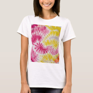 Rosa och Gult, färgämne T Shirt