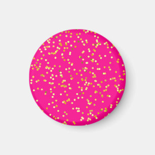 Rosa och gult magnet