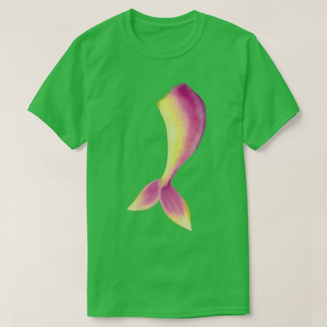 Rosa och gult t shirt (Design framsida)