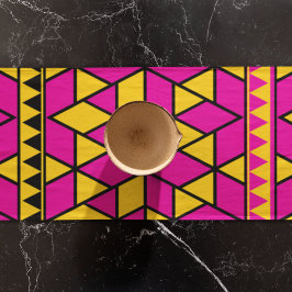 Rosa och Gult Triangles Mönster