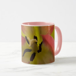 Rosa och Gult Tulip Mugg