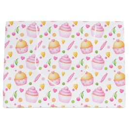 ROSA och GULT VALENTINES DAY MUFFINSAR