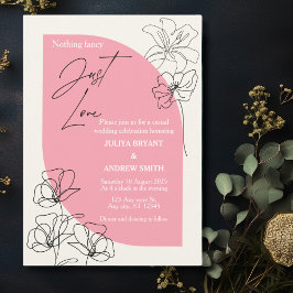 rosa och inbjudan till elegant av pastellbete och